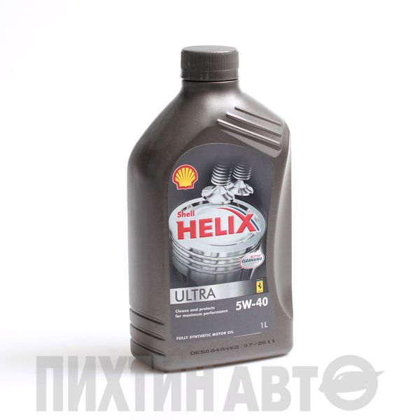 Масло моторное SHELL Helix Ultra 5W-40 1 л A3/B4 LL-01 226.5 229.5 A40 502/505 550040754