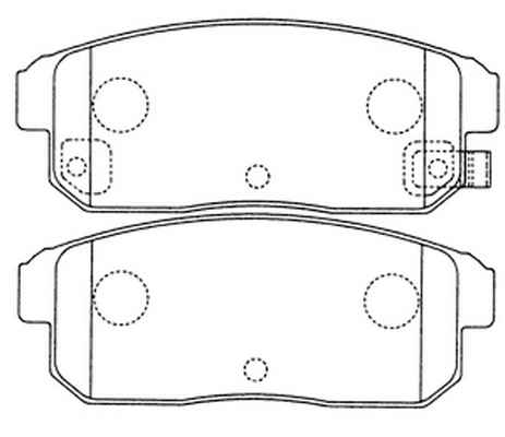 FP0900 FIT Колодки тормозные SUZUKI IGNIS 00- задн.