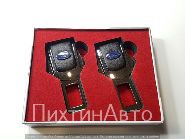 2361 IDV Заглушка ремня безопасности металл+кожа (01) "SUBARU" 2361