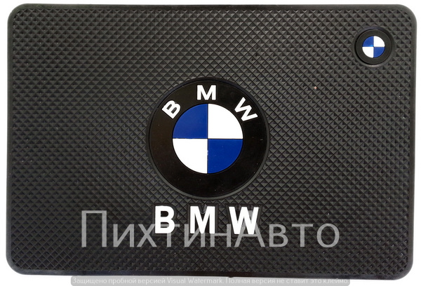 2738 IDV Коврик на парприз черный BMW