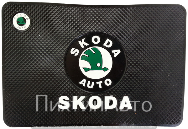 2740 IDV Коврик на парприз черный SKODA