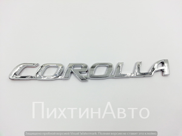 3183 IDV Шильдик на багажник "COROLLA" (Corolla 2009-2013) пластик на скотче (ТL-024) 3183