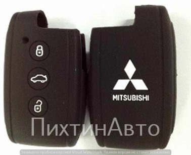 6177 IDV Чехол для ключа силиконовый "MITSUBISHI" 3 кнопки 6177