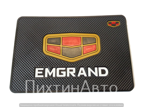 6430 IDV Коврик на парприз чёрный (20*13 см) EMGRAND 6430