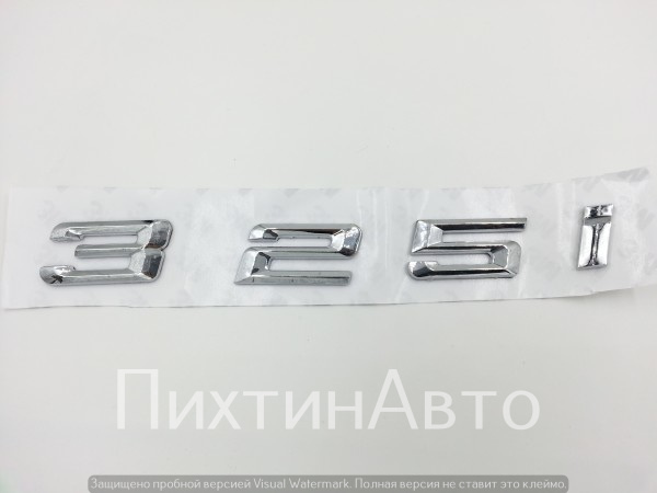 7556 IDV Шильдик на багажник BMW "325i" пластик 7556