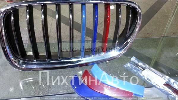 7639 IDV Накладки на решетку BMW F10 "M" Design3 цвета