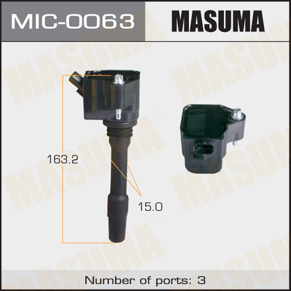 MIC0063 MASUMA Катушка зажигания MASUMA