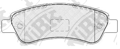 PN0475 NIBK Колодки тормозные PSA/FIAT JUMPER/DUCATO/BOXER 06- задн.