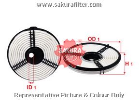 A1511 SAKURA Фильтр возд.