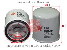 C1823 SAKURA Фильтр масляный C1823 Sakura