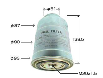 FC409 VIC Фильтр топл. № FC-49 Vic