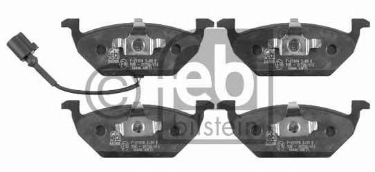16446 FEBI Комплект тормозных колодок, дисковый тормоз
