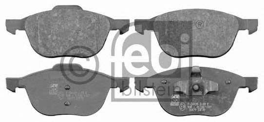 16479 FEBI Колодки тормозные FORD FOCUS II 4>DA 3 3> передние