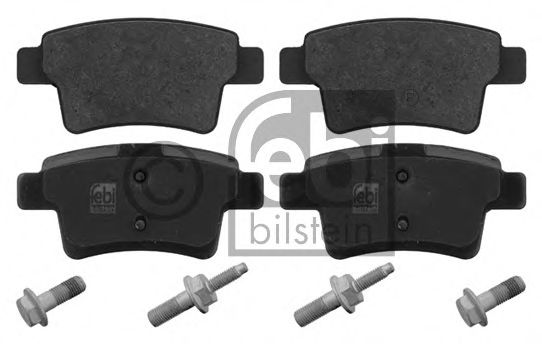 16793 FEBI Комплект тормозных колодок, дисковый тормоз
