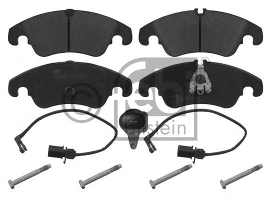 16798 FEBI Комплект тормозных колодок, дисковый тормоз