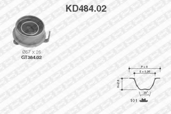 KD48402 SNR-NTN  hyundai getz, kia picanto 1.1 2>