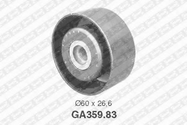 GA35983 SNR-NTN Ролик ремня приводного PSA C2/C3/1007/206/307 98- 1.1-1.6/1.9 DIESEL