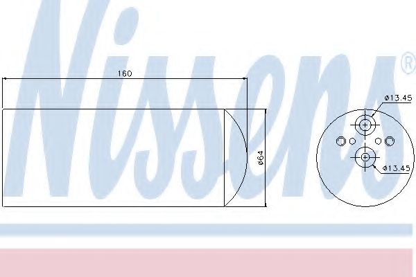 95172 NISSENS Осушитель кондиционера