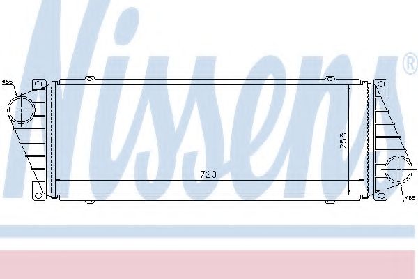 96842 NISSENS Интеркулер 96842