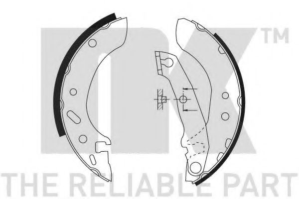 2725586 NK тормозные колодки