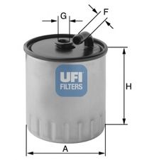 2442900 UFI Фильтр топливный