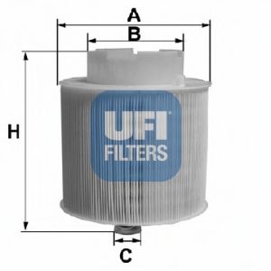 2759700 UFI фильтр воздушный