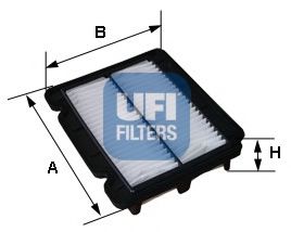 3027900 UFI Воздушный фильтр