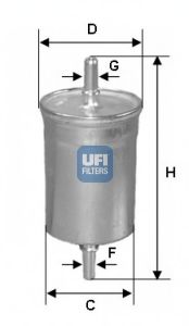 3151500 UFI Фильтр топливный