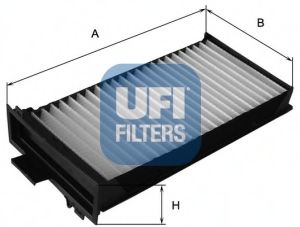 5310400 UFI Фильтр, воздух во внутренном пространстве