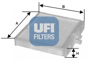 5310600 UFI Фильтр, воздух во внутренном пространстве