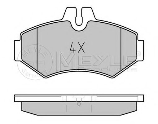 0252302118 MEYLE тормозные колодки