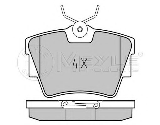 0252398017 MEYLE Колодки торм.задн. (WVA 2398 16,7 mm.)