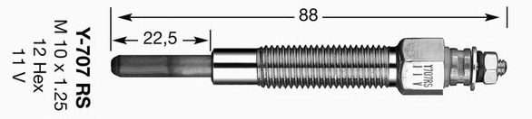 4937 NGK свеча накала