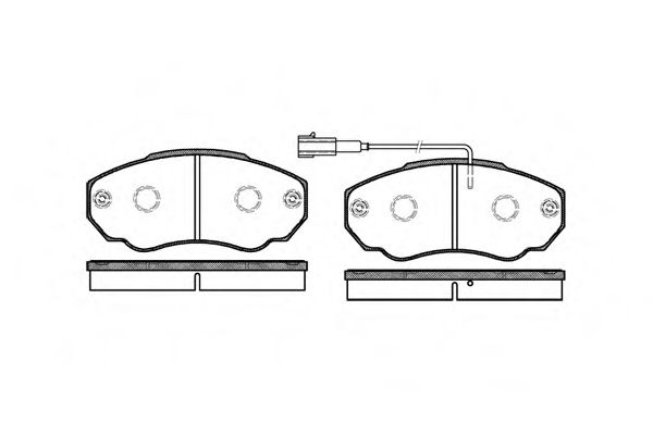 296001 ROADHOUSE Колодки торм.диск.пер.Fiat Ducato 2.-2.3 JTD 2PEUGEUOT Boxer 2.