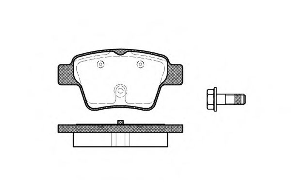 113800 REMSA колодки дисковые з. citroen c4, peugeot 307 1.4-2.0hdi 16v 04>