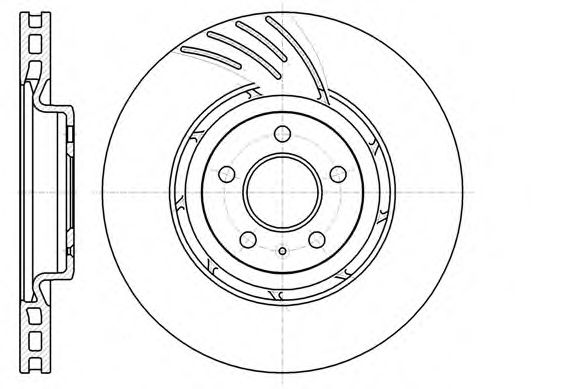 6111110 REMSA Диск тормозной AUDI A4 (8K2)