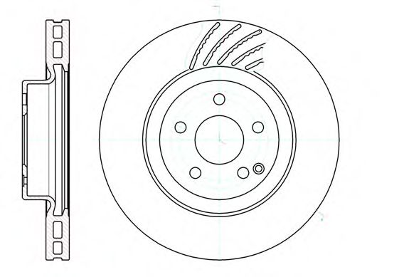 6114210 REMSA ДИСК ТОРМОЗНОЙ MERCEDES-BENZ CLS (C219)