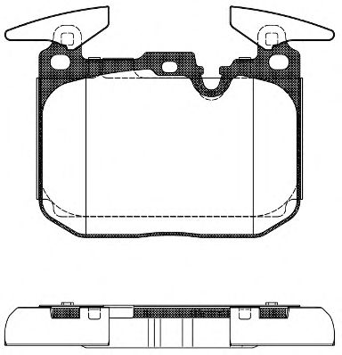 149100 REMSA Колодки Bmw 13 f2f3 1.4-3.2.d 11