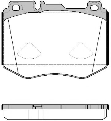 160400 REMSA Колодки тормозные MB W205/W213/S205/X253 14- перед.