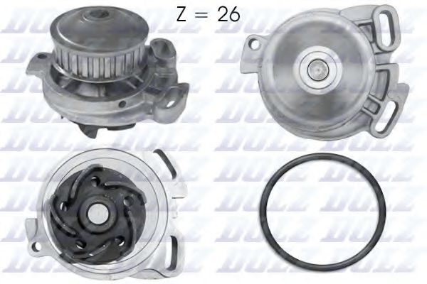 A152 DOLZ помпа audi 8090100200, vw passat 1.9-2.3 77-91