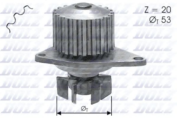 C110 DOLZ помпа peugeot 306309405, citroen zxxsaraax 1.0-1.41.4d 87>