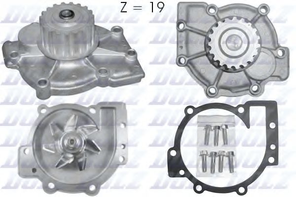 R199 DOLZ Насос водяной FORD/VOLVO FOCUS 2/KUGA/MONDEO/S-MAX/405/BOXER/S60/S70/S80/V40/V50/V70/XC70/XC90 92- 2