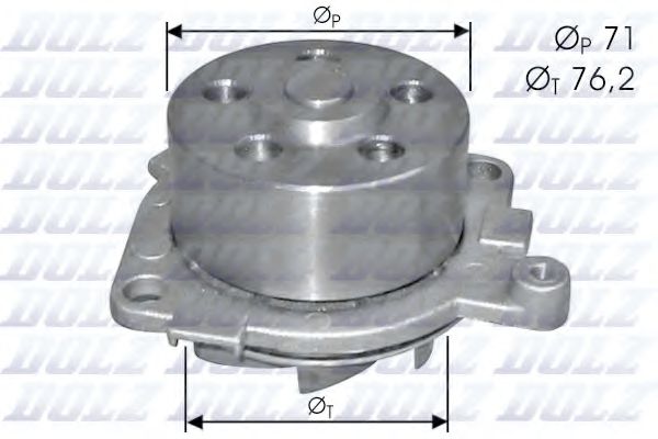 S210 DOLZ Водяная помпа Alfa 145 2, 16V, Fiat BravaMarea 1,8 16V 96