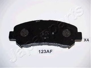 PA123AF JAPANPARTS КОЛОДКИ ДИСКОВЫЕ