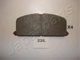 PA235AF JAPANPARTS К-т торм.колод.диск.пер.Toyota Camry/CARINA E,II/Celica/Corolla/MR 2/PASEO 79-99