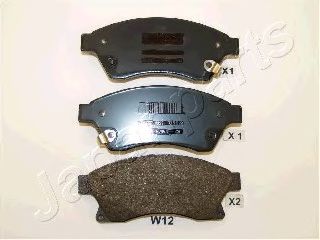 PAW12AF JAPANPARTS К-т торм.колод.диск.пер.Chevrolet Cruze 09- 1.6,1.8,2.0CRDi 15"