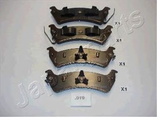 PP019AF JAPANPARTS К-т торм.колод.диск.зад.Jeep Grand Cherokee l 91-99