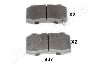 PP907AF JAPANPARTS Колодки тормозные дисковые задн Jeep Grand Cherokee 6.1 V8 6>