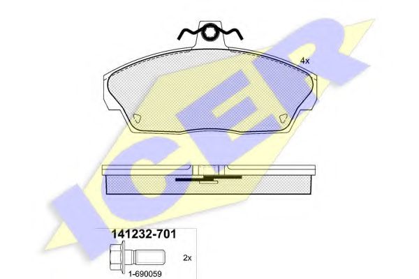 141232701 ICER торм кол gdb1319, f16355