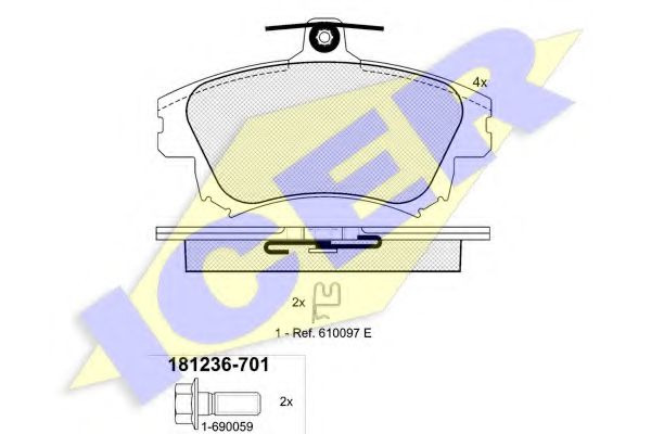 181236701 ICER торм кол gdb1313, f16214